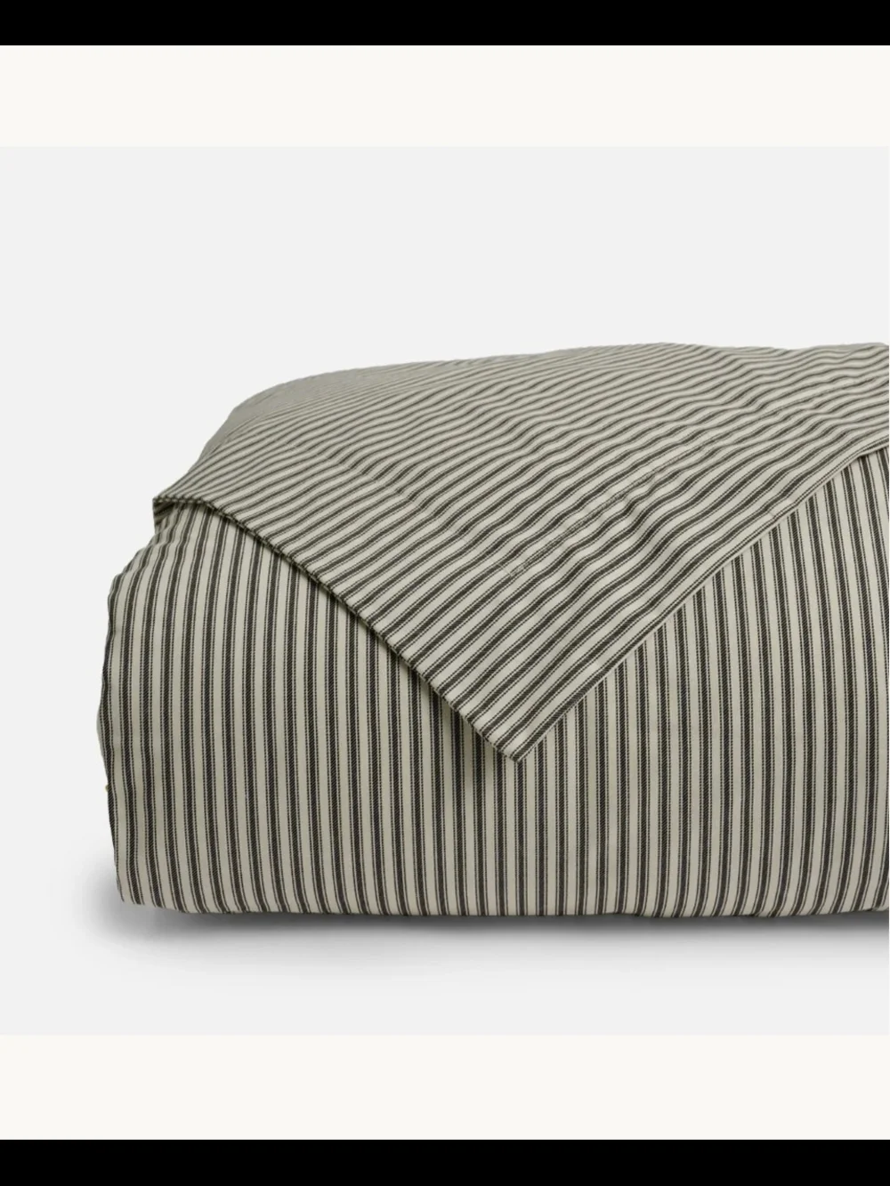 Ticking Stripe Duvet Cover King Red Land Cotton